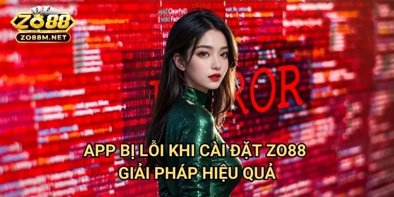 App bị lỗi khi cài đặt Zo88 - Giải Pháp Hiệu Quả