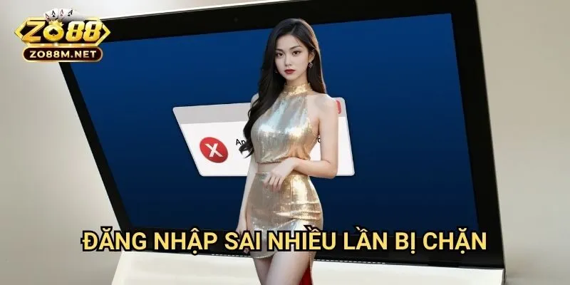 Đăng nhập sai nhiều lần bị chặn Zo88: Cách Mở Khóa Tài Khoản Nhanh Chóng