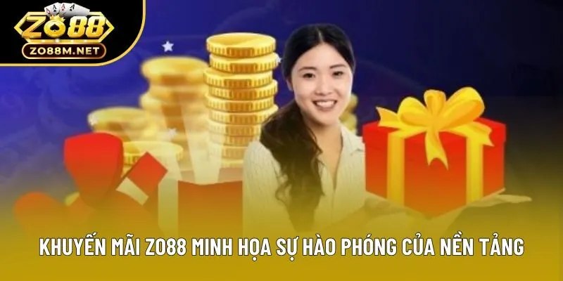 Khuyến mãi zo88 minh họa sự hào phóng của nền tảng